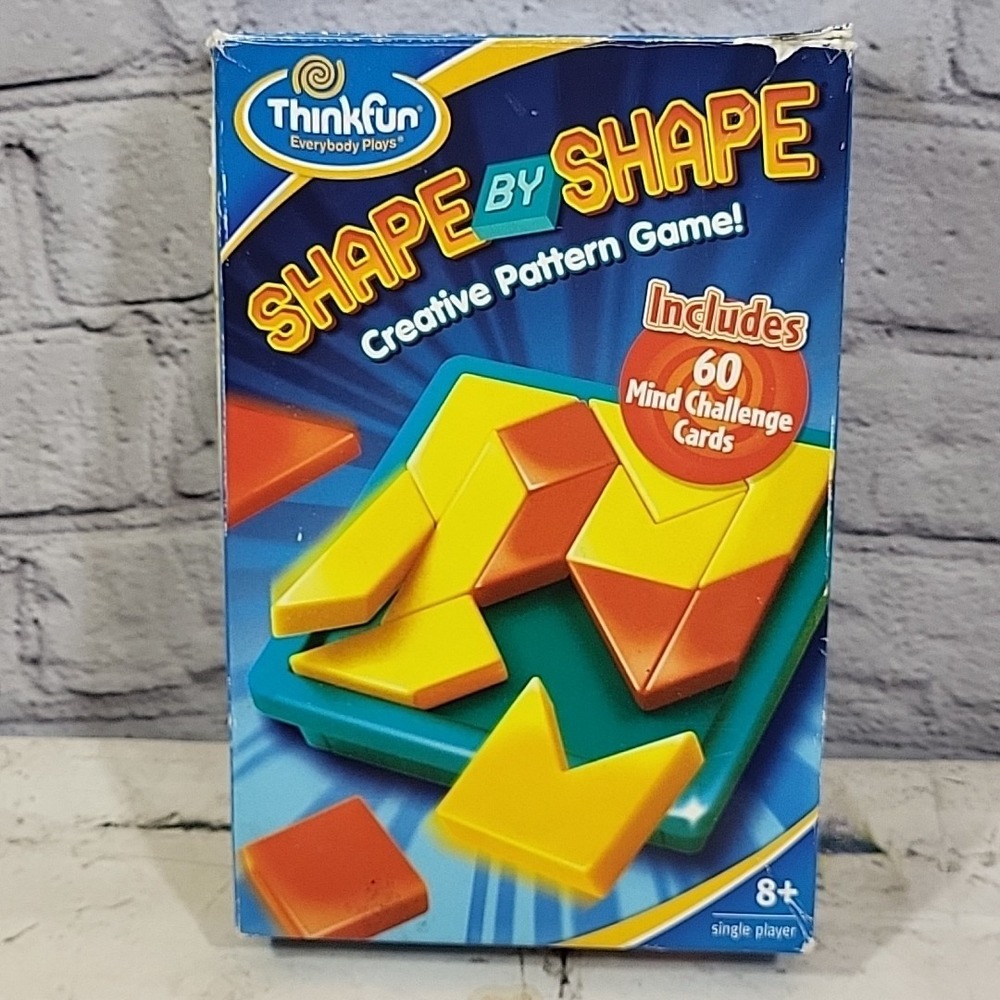 Shape By Shape Creative Pattern Tangram Puzzle Game ThinkFun 2008 - Picture 5 of 6